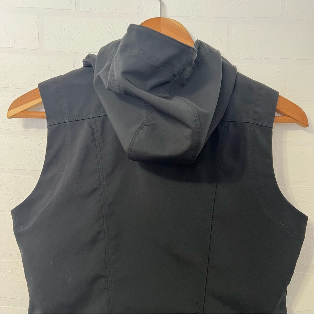 Marmot Black Zip Up Hooded Hiking Outerwear Gorpcore Granola Girl Vest Size XS - Picture 13 of 15